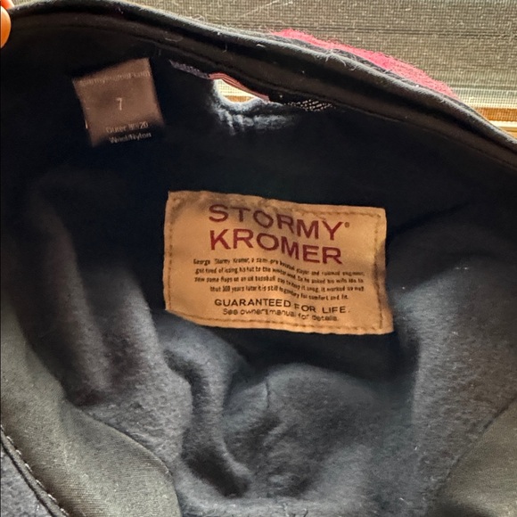 Stormy Kromer buffalo plaid Cap Woman Size 7 - Picture 3 of 4